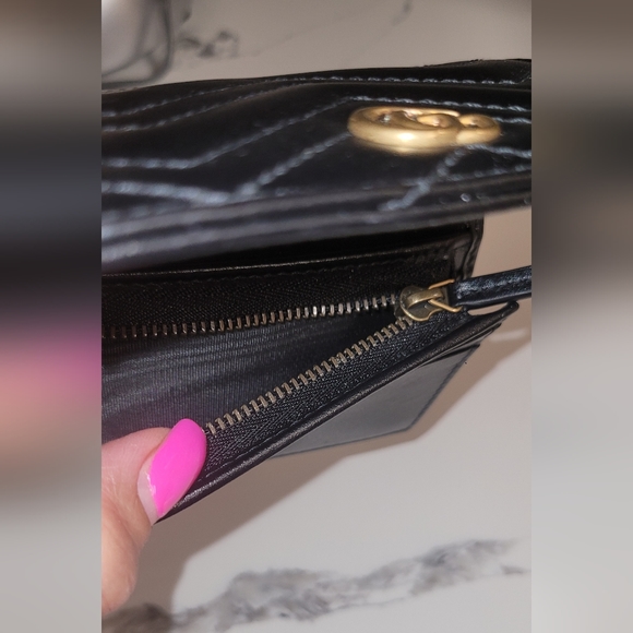 GUCCI Marmont Leather Card Case Wallet - Picture 7 of 14